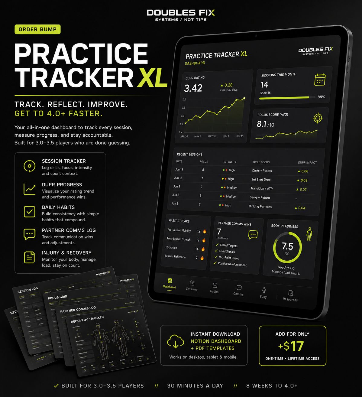 Practice Tracker XL